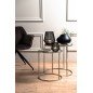 Table d'appoint Duarte - Nickel - Ø50cm