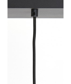 Suspension avec abat-jour en verre fumé - 100x22x32cm - 3L