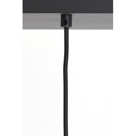 Suspension avec abat-jour en verre fumé - 100x22x32cm - 3L