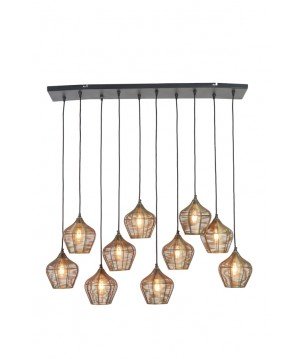 Suspension Alvaro - Bronze Antique - 120x25x29,5cm - 10L