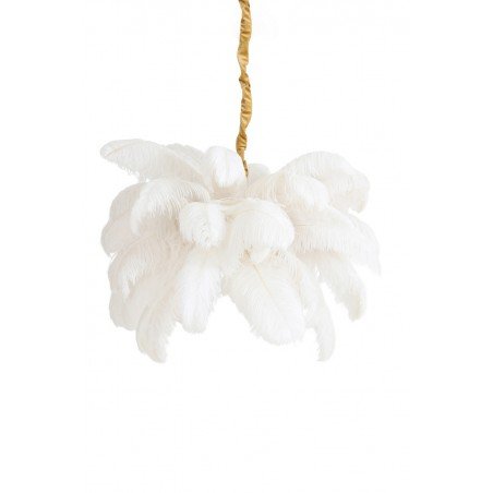 Suspension plume - Blanc - Ø80cm