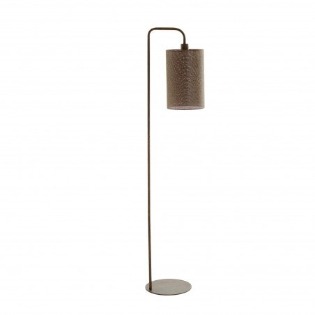 Lampe sur pied Donio - Marron - 33,5x28x155cm