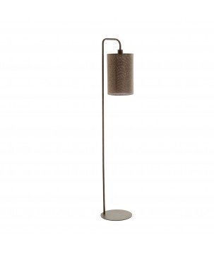 Lampe sur pied Donio - Marron - 33,5x28x155cm
