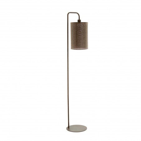 Lampe sur pied Donio - Marron - 33,5x28x155cm