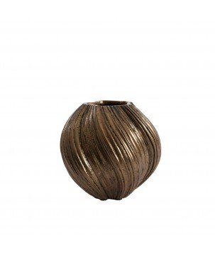VASE Yatung - Bronze antique - Ø34cm