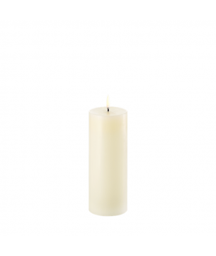 BOUGIE LED IVORY/ SMOOTH 7,8X20CM - UYUNI