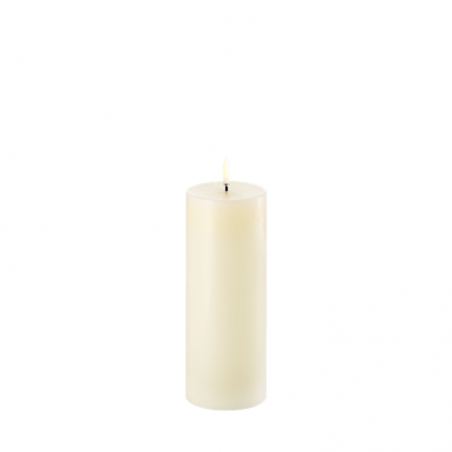 BOUGIE LED IVORY/ SMOOTH 7,8X20CM - UYUNI