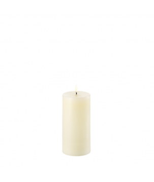 BOUGIE LED IVORY/ SMOOTH 7,8X15CM  - UYUNI
