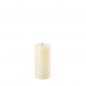 BOUGIE LED IVORY/ SMOOTH 7,8X15CM  - UYUNI