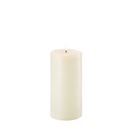 BOUGIE LED IVORY/ SMOOTH 10,1X20CM - UYUNI