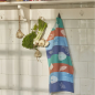TORCHON JACQUARD LE GRAND BAIN BLEU - SYLVIE THIRIEZ