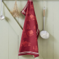 TORCHON JACQUARD COEUR VALLEE ROUGE- SYLVIE THIRIEZ TORCHON JACQUARD COEUR VALLEE ROUGE- SYLVIE THIRIEZ