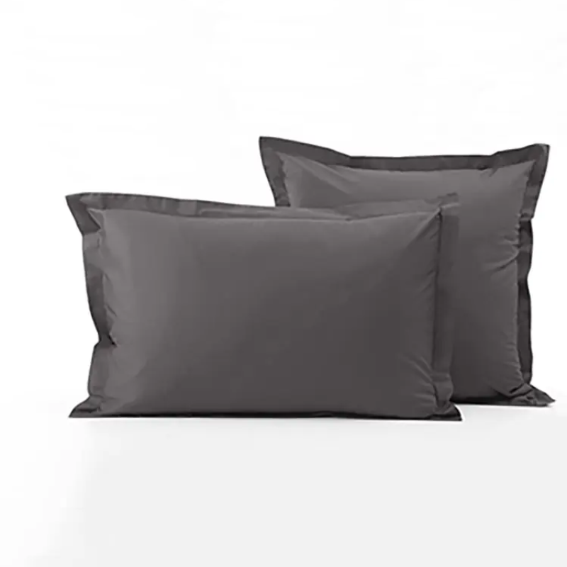 PARURE DE LIT PERCALE DE COTON "BASALT" SYLVIE THIRIEZ