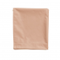 PARURE DE LIT PERCALE DE COTON "ROSE PECHE"  SYLVIE THIRIEZ