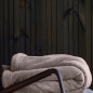 COUVERTURE POLAIRE TAUPE - SYLVIE THIRIEZ