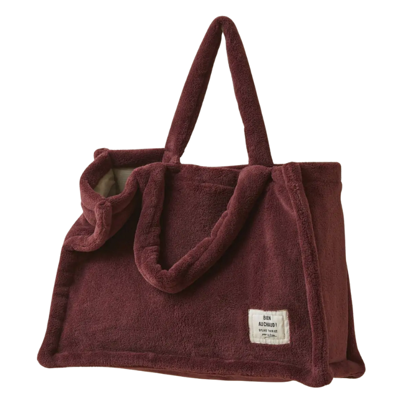 TOTE BAG AUBERGINE - SYLVIE THIRIEZ TOTE BAG AUBERGINE - SYLVIE THIRIEZ