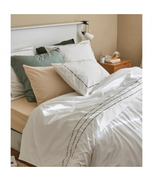 PARURE DE LIT EN POINTILLES - SYLVIE THIRIEZ