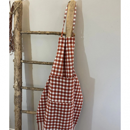 TABLIER 80X90 BISTROT PAPRIKA - SYLVIE THIRIEZ