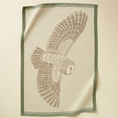TORCHON JACQUARD L'ENVOL NATUREL - SYLVIE THIRIEZ
