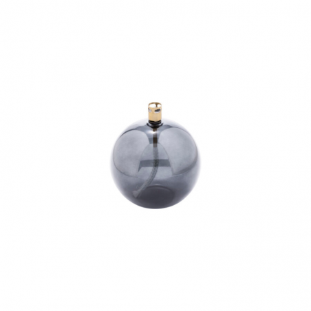 LAMPE A HUILE RONDE GRIS M - PERI DESIGN