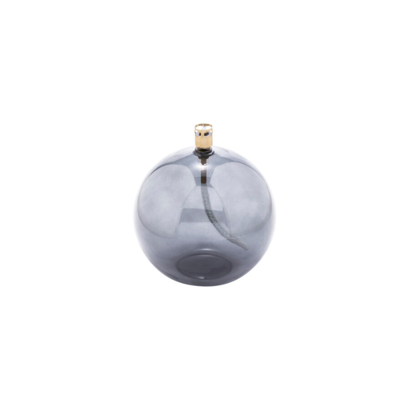 LAMPE A HUILE RONDE GRIS L - PERI DESIGN