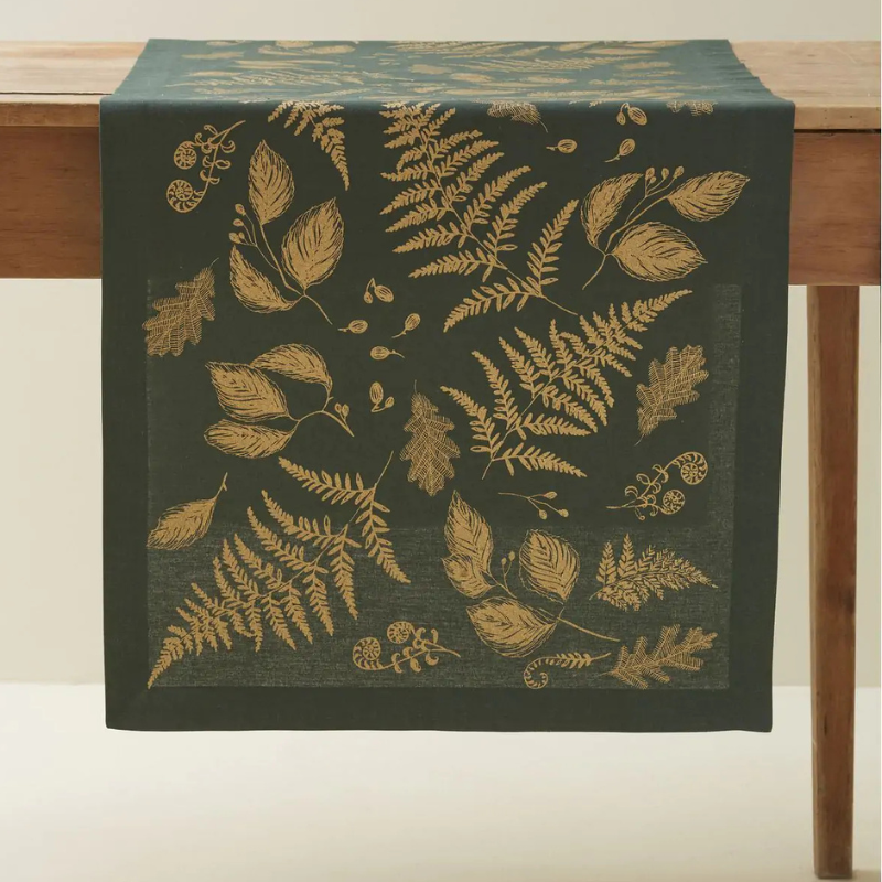 CHEMIN DE TABLE 50X150 FORET ENCHANTEE IMPR - SYLVIE THIRIEZ CHEMIN DE TABLE 50X150 FORET ENCHANTEE IMPR - SYLVIE THIRIEZ