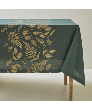 NAPPE FORET ENCHANTEE IMPRIMEE 160X160 - SYLVIE THIRIEZ