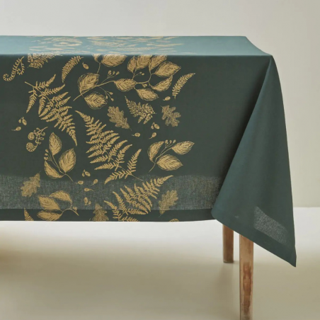 NAPPE FORET ENCHANTEE IMPRIMEE 160X160 - SYLVIE THIRIEZ