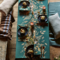 NAPPE FORET ENCHANTEE IMPRIMEE 160X160 - SYLVIE THIRIEZ NAPPE FORET ENCHANTEE IMPRIMEE 160X160 - SYLVIE THIRIEZ