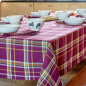 NAPPE FORET ENCHANTEE CARREAUX 160X160 - SYLVIE THIRIEZ NAPPE FORET ENCHANTEE CARREAUX 160X160 - SYLVIE THIRIEZ