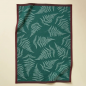 TORCHON JACQUARD FORET ENCHANTEE VERT - SYLVIE THIRIEZ TORCHON JACQUARD FORET ENCHANTEE VERT - SYLVIE THIRIEZ