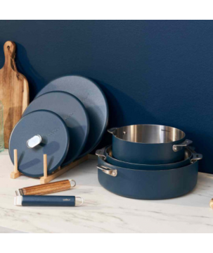 LA MERVEILLEUSE CASSEROLE INOX 20CM MYRTILLE - COOKUT