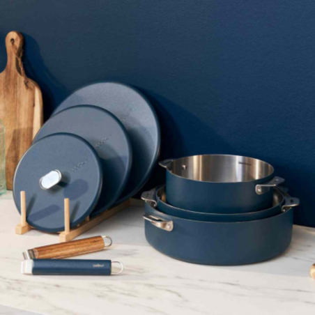 LA MERVEILLEUSE CASSEROLE INOX 20CM MYRTILLE - COOKUT