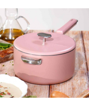 LA MERVEILLEUSE CASSEROLE INOX 20CM GUIMAUVE - COOKUT