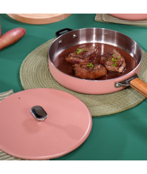 LE MERVEILLEUX COUVERCLE INOX 24CM GUIMAUVE - COOKUT