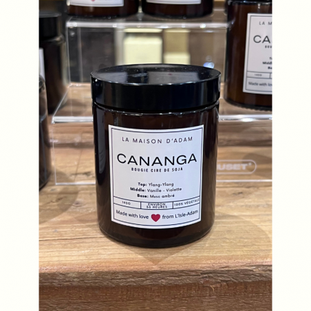 BOUGIE LMDA AMBREE 140GR CANANGA