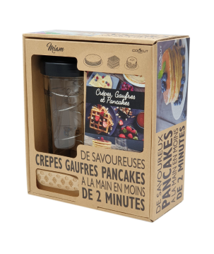 COFFRET MIAM A CREPE GAUFRE PANKAKE - COOKUT