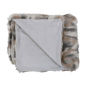 PLAID REFUGE GRIS+BRUN 170X130