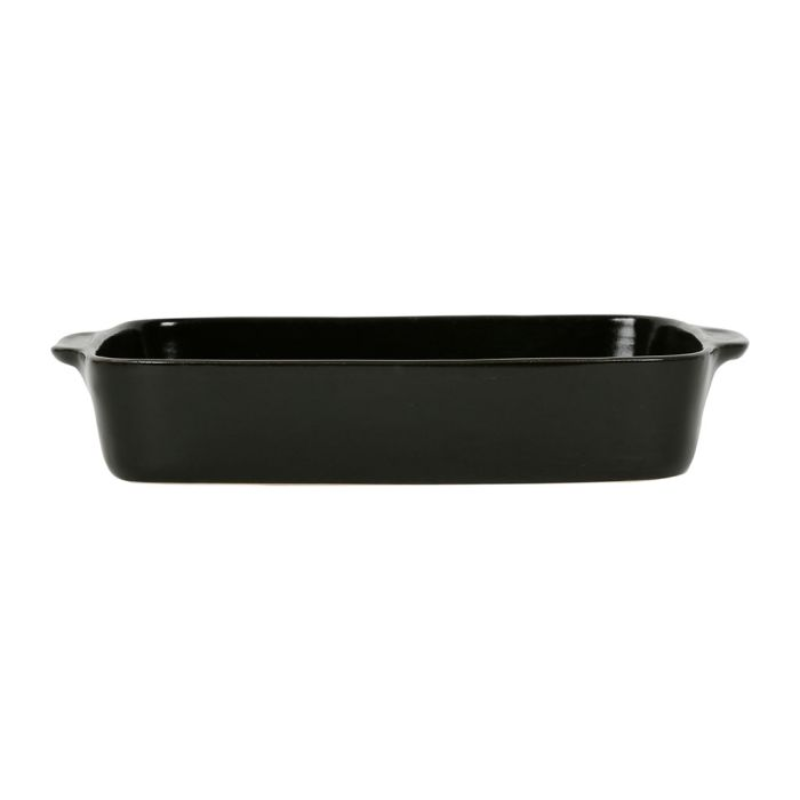 PLAT FOUR COOK NOIR 36X21X6CM