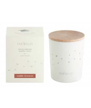 BOUGIE 185G AMBRE SHAMAN FARIBOLES