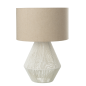 LAMPE FICELLES JUTE BLANC