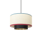 SUSPENSION BIANCA ECRU/BLEU/ROUGE D38XH23CM - SARAH LAVOINE SUSPENSION BIANCA ECRU/BLEU/ROUGE D38XH23CM - SARAH LAVOINE