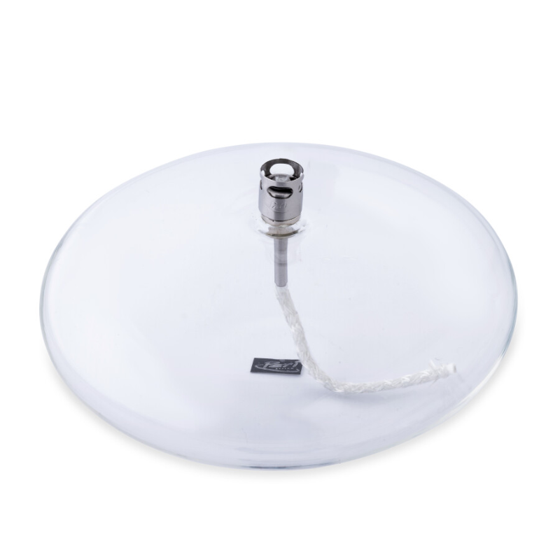 LAMPE A HUILE GALET CHROME