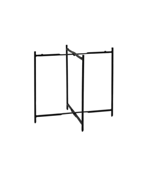 PIED 'FLEX' METAL NOIR TAILLE S 47X47XH42CM