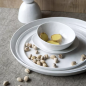 ASSIETTE PLATE X6 PORCELINO D27CM