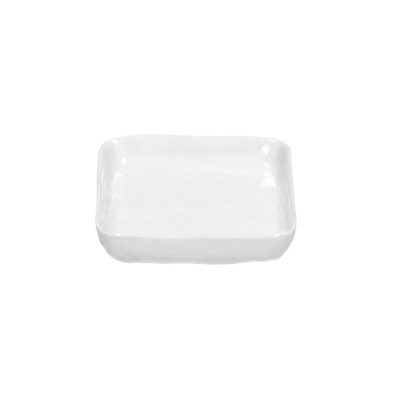 ASSIETTE AMUSE-GUEULE PORCELINO SQUARE 12X12CM