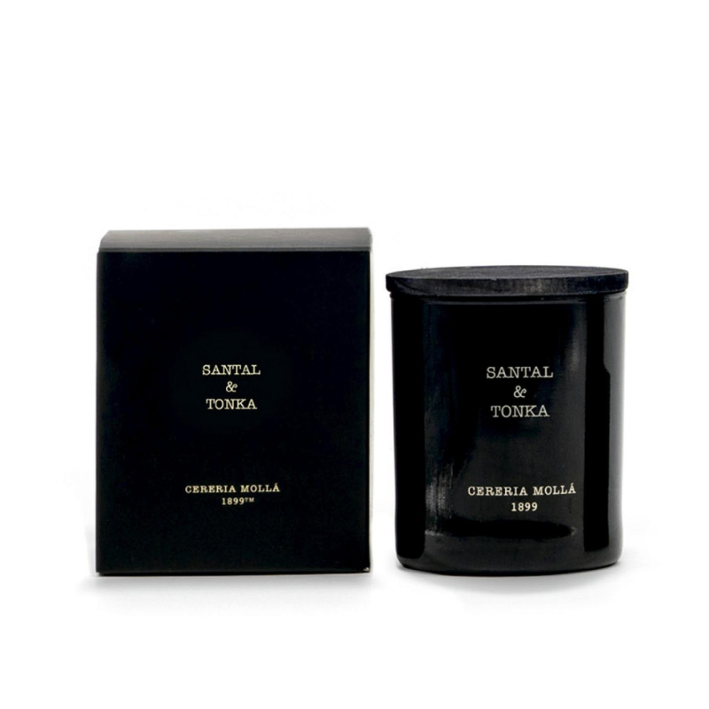 BOUGIE 230 GR - 1 MECHE : SANTAL et TONKA - CERERIA MOLLA