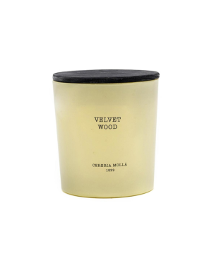 BOUGIE XL - 600 GR - 3 MECHES : VELVET WOOD - CERERIA MOLLA