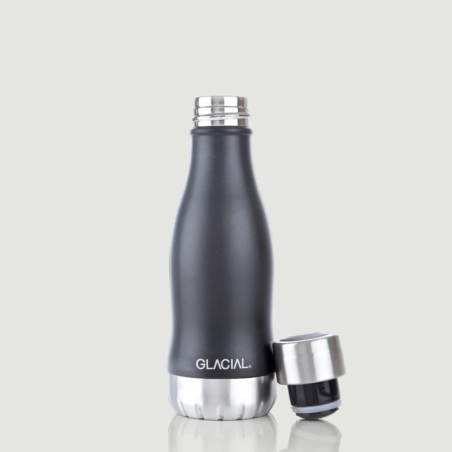 BOUTEILLE MAT BLACK 260ML 'GLACIAL'