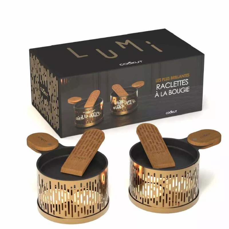 RACLETTE A LA BOUGIE X2 EDITION OR- COOKUT RACLETTE A LA BOUGIE X2 EDITION OR- COOKUT